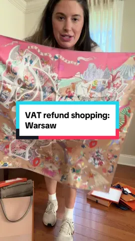 I ❤️ a VAT refund (and an excuse to buy a WAY cooler souvenir than a T-shirt)… here’s what I picked up in Warsaw on a recent work trip! #worktravel #vatrefund @Louis Vuitton @LaRochePosayUS @AveneUSA 