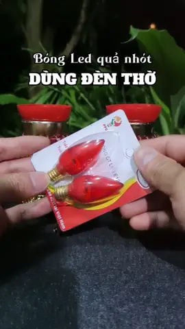 Đèn Led quả nhót dùng cho đèn thờ #denled #bongled #dentho #denthocung 