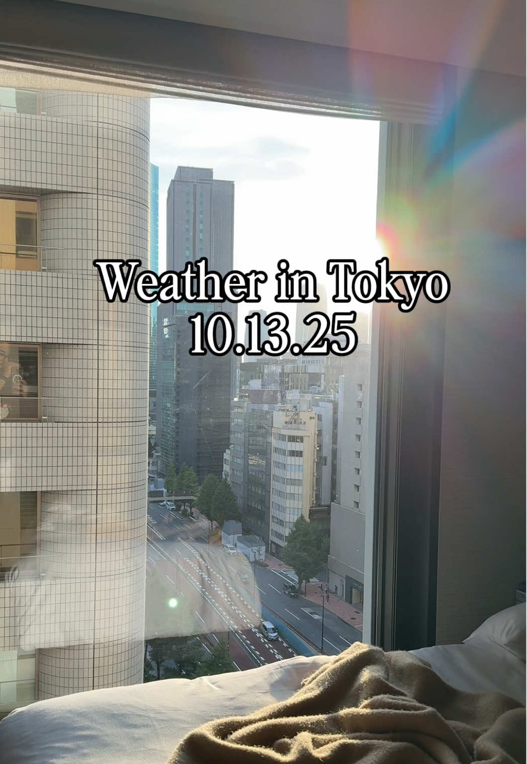 Tokyo, Japan October, 2025. Here is your weather update for those coming soon. As of 10.13.2025 we spent another beautiful mostly sunny day here with a bit of drizzle in the morning, but not enough for an umbrella. #tokyo #japan #weatherupdate #japantravel