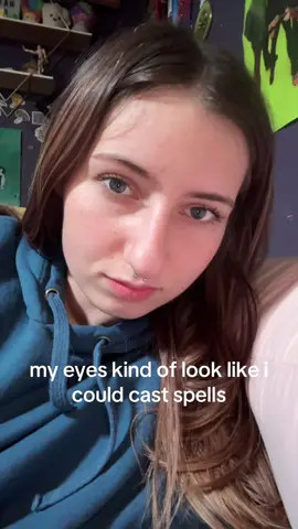 casting a spell of don’t mess with my soul or there will be consequences #wizard #eyes 