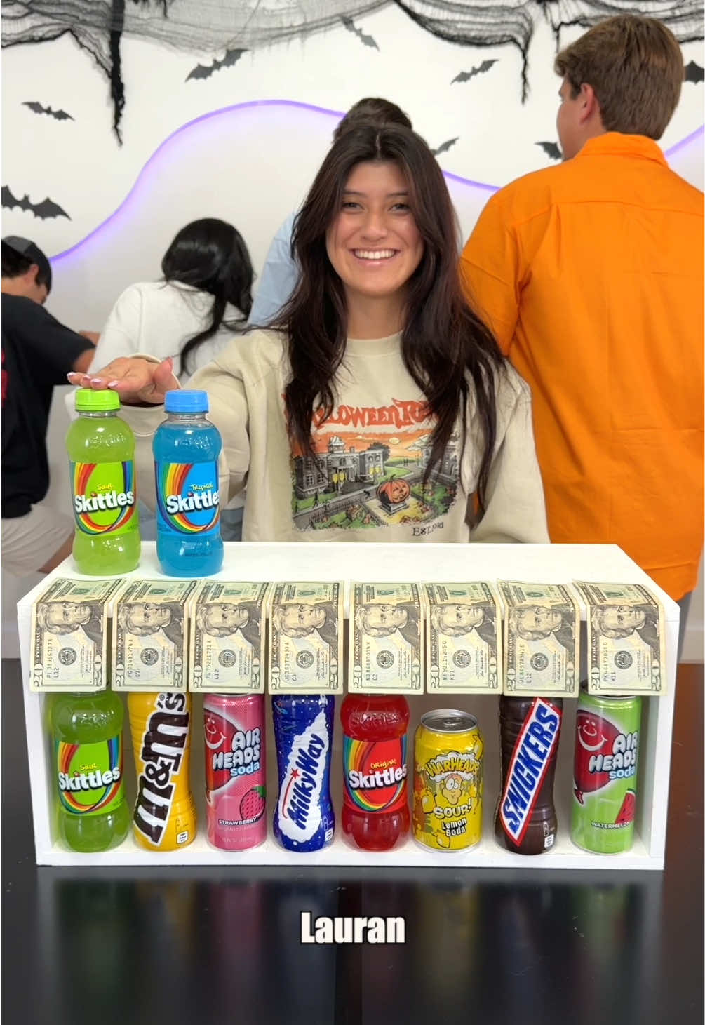 Double Guess Candy Drinks Money Match! 👻 #halloween #party #game 