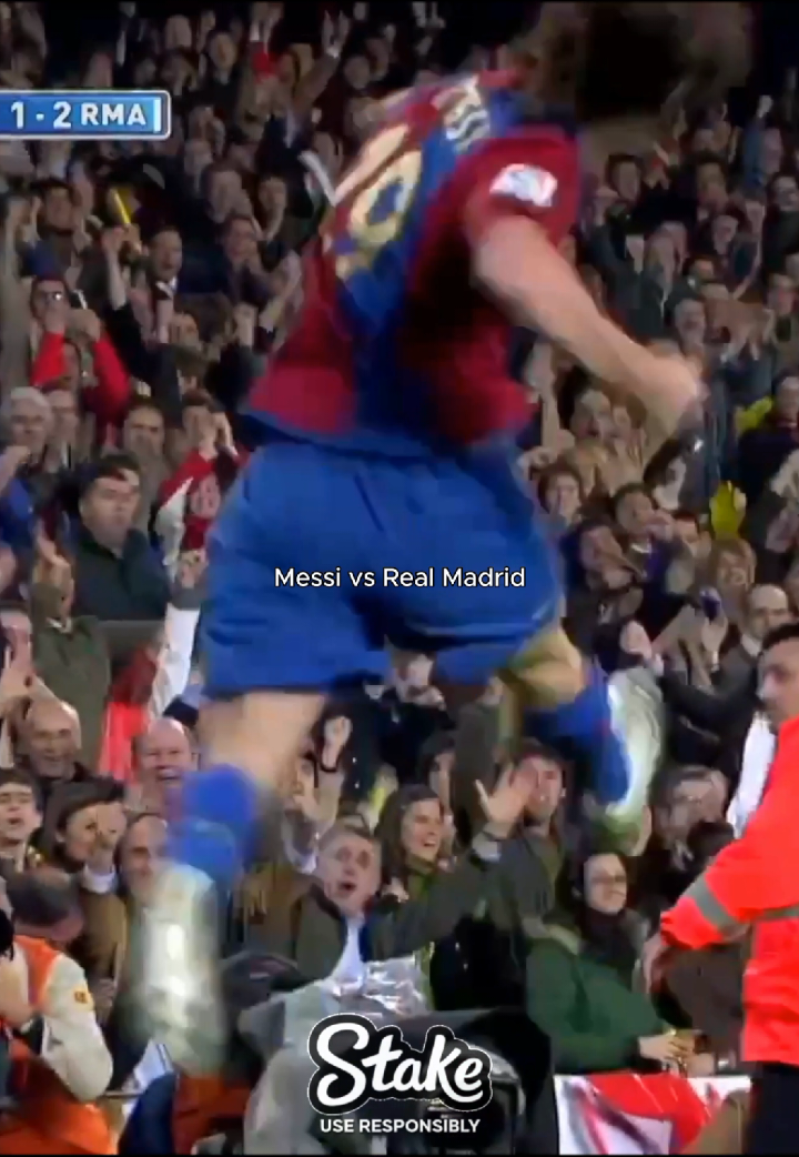 Lionel Messi Hat-Trick vs Real Madrid☠️🔥 #messi #barcelona #realmadrid #football 