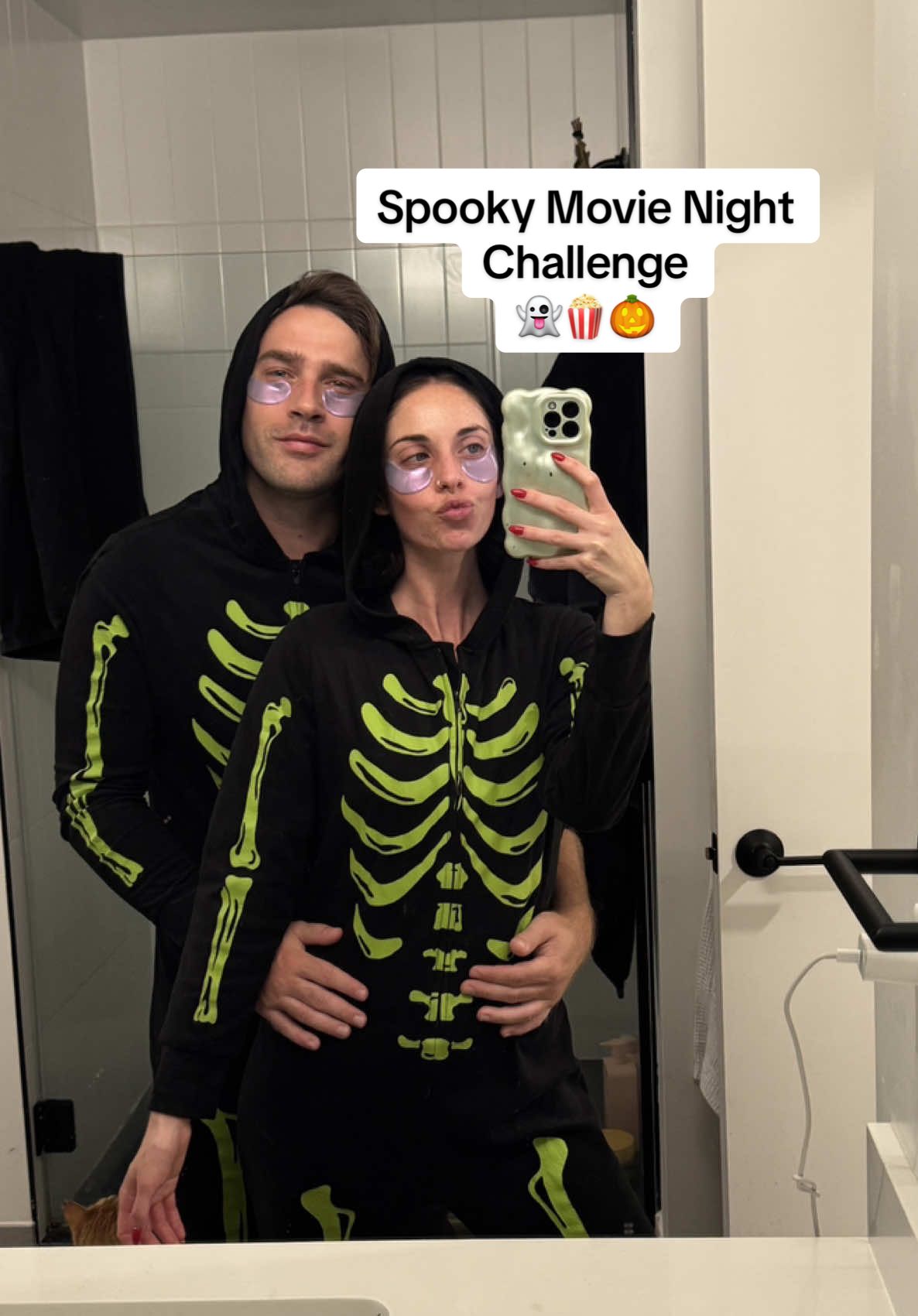 I don’t think we played this right 😅 #falldateideas #moviesnacks #snackchallenge  @NERDS Candy @Takis @Reeses @Pillsbury 