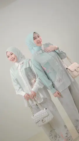 Anti ribet✅ gak usah bingung mix & match atasan & bawahan lagi✅ pakainya setelan aja say! Hazel set.🥳 #racuntiktok #tiktokshop #dynclothingline #oneset #onesetdyn 