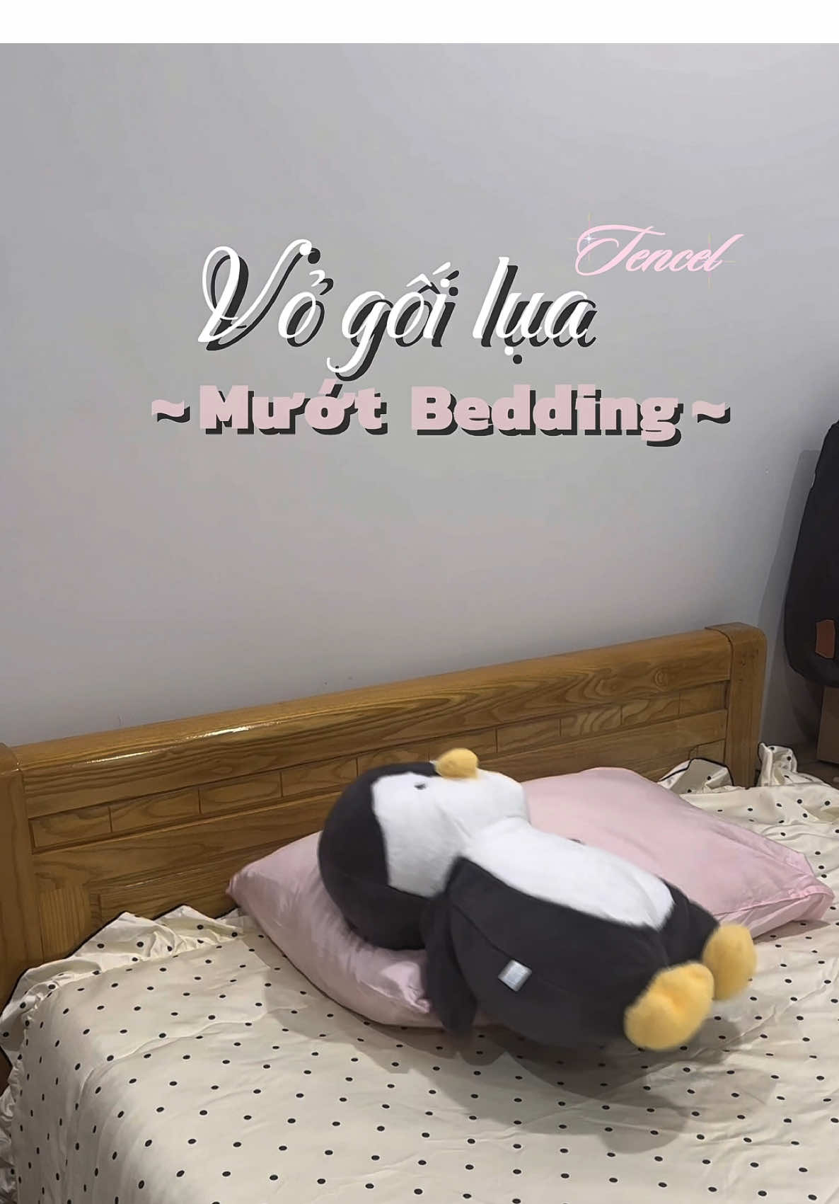 Vỏ gối lụa Tencel của nhà Mướt Bedding mềm mịn mát @Mướt bedding  #vogoilua #vogoi #Muotbedding #giacngungon #xuhuong 