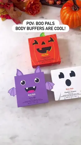 You’ll never feel out of place with this spooky squad. 👻 If you’re a #Halloween lover at heart, our Boo Pals Collection was made just for you! Featuring spooktacular shapes from fangy friends to boo-tiful BFFs, these scarily smoothing suds will fit right into your shower routine this season.    Which scent speaks to you the most? 👀    💜 Berry Bite Bat - Juicy Black Cherries. Lush Berry Blend, Creamy Woods  🤍 Phantom Dreams Ghost - Powdered Marshmallow, Sweet Caramel, Soft White Woods  🧡 Pumpkin Spice Pumpkin - Cinnamon Sticks, Pumpkin Pulp, Whipped Vanilla    #boopals #ghost #bat #pumpkin  