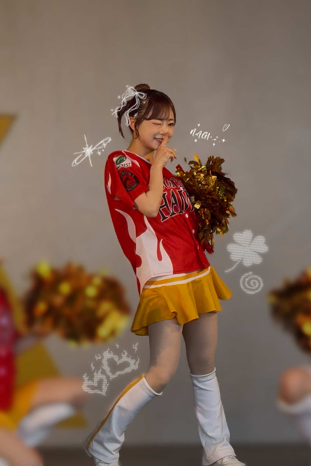 summerboost期間はffs見れなかったから 最終戦でみれて嬉しい(  ⸝⸝⸝-  -⸝⸝⸝) ほんとにかわいいしかっこいいNAGIちゃん‎‪‪ჱ̒^> ·̫ <^ #honeysnagi #福岡ソフトバンクホークス #hawkshoneys #fyp #ホークスファンと繋がりたい @ハニーズ @【公式】福岡ソフトバンクホークス 