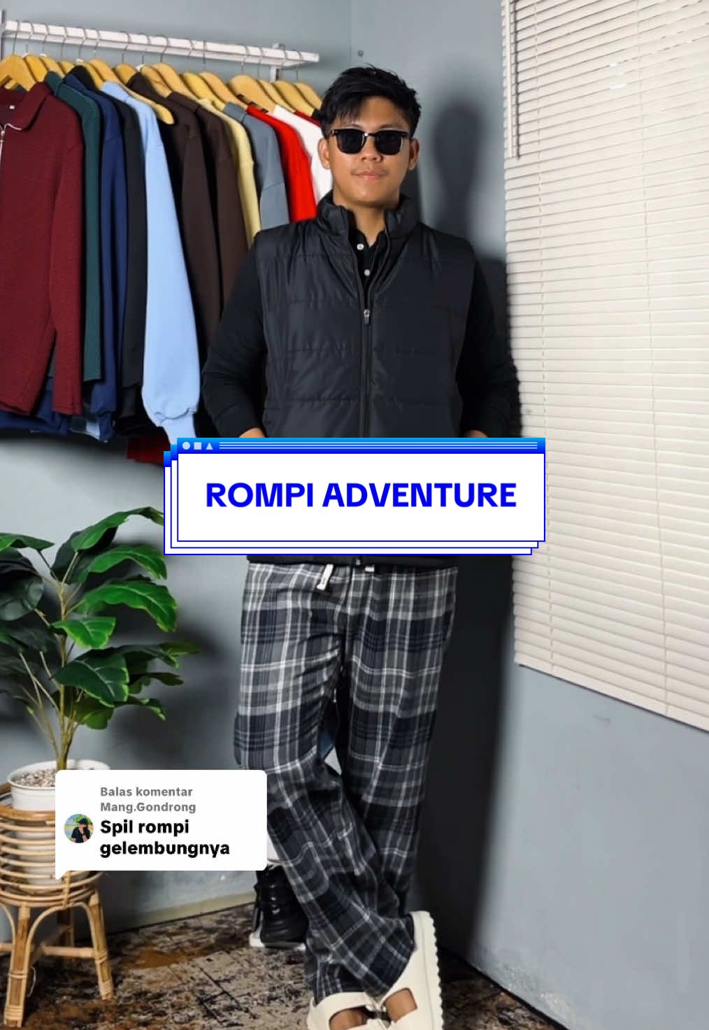Membalas @Mang.Gondrong ini aku pakek ukuran L tb 172 bb 72 , komen tb bb biar ga salah ukuran ya @BRILLANT #rompi ##brillant #fashiontiktok #rekomendasioutfit #OOTD 
