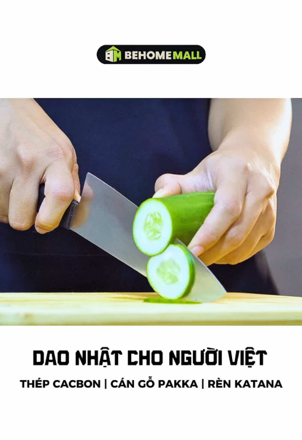 ✅ Dao Nhật dao cho người Việt  #behomemall #xuhuong #daonhat #daochatxuong #tiktokviral 