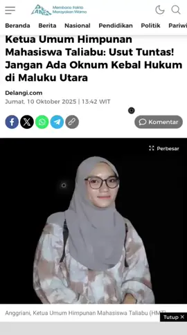 Kepada Teman-teman Semua Mari Kita Kawal Kasus Oknum anggota Brimob Polda Maluku Utara Mabuk Minuman Keras hingga menabrak Seorang Mahasiswi fakultas keguruan saudari Faida Sardi Hingga Meninggal Dunia Mari Kita Kawal Kasus ini Teman-teman 🙏 @Sherly Tjoanda @mfatah @BEM Universitas Khairun  #fyppppppppppppppppppppppp #fypシ゚viral #bemunkhair #poldamalukuutara #ternate_malukuutara 