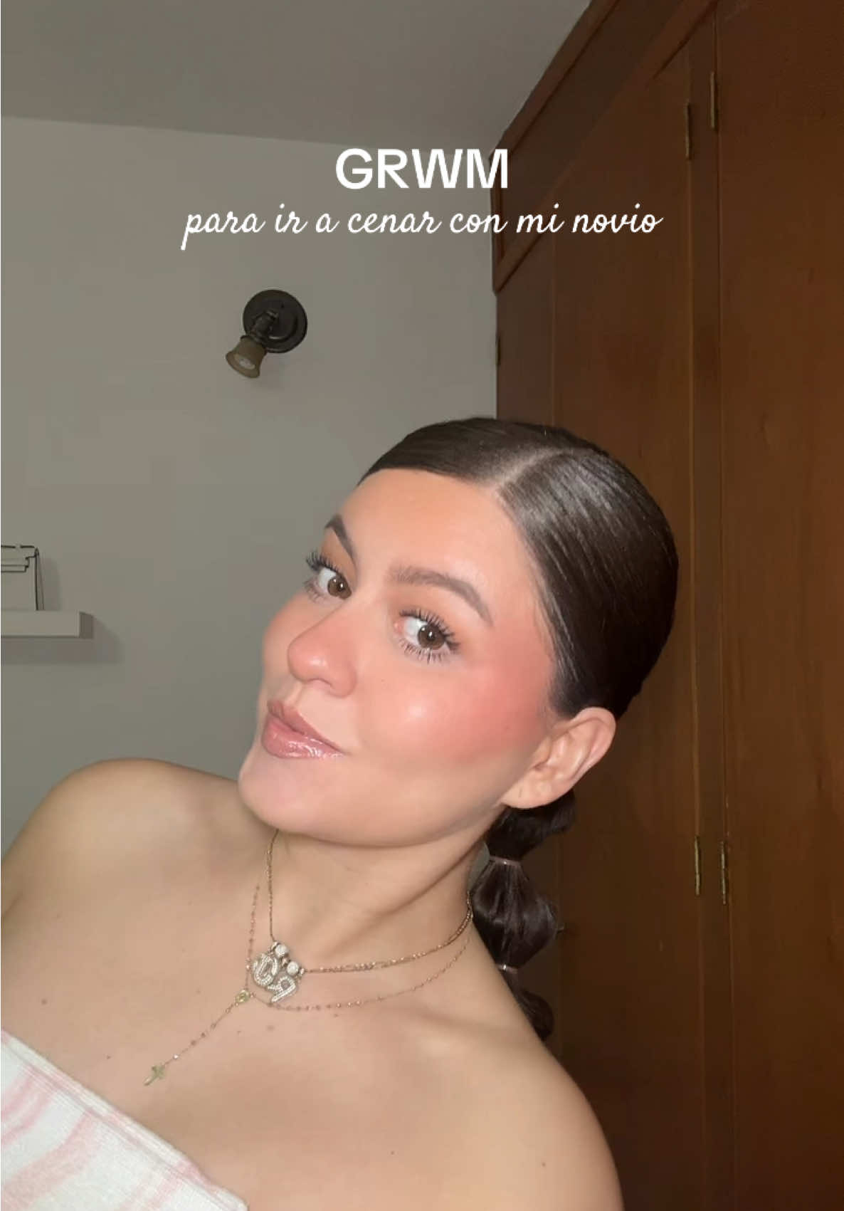 Grwm para ir a cenar con mi novio por nuestro aniversario✨🤎 Ig: calijimenezg_