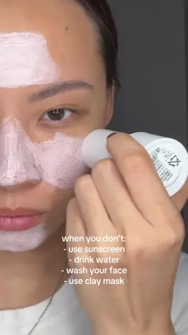 I didn’t take skincare seriously when I was in my early 20s so now my pores are huge. Aging also play a big factor in them looking bigger 🥲 using @SKIN1004 US pink stick #pores #skincare #koreanskincare #porecare #claymask 