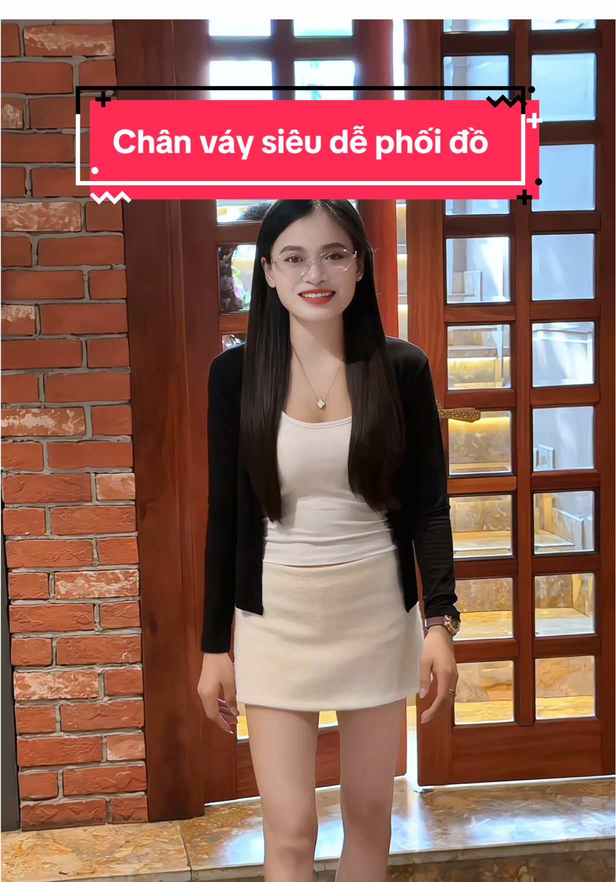 chân váy ngắn mặc thích mà siêu dễ phối luôn ý #muataitiktokshop #cuocduanhasangtao #cuocduanhasangtao #chanvay #chanvayngan 