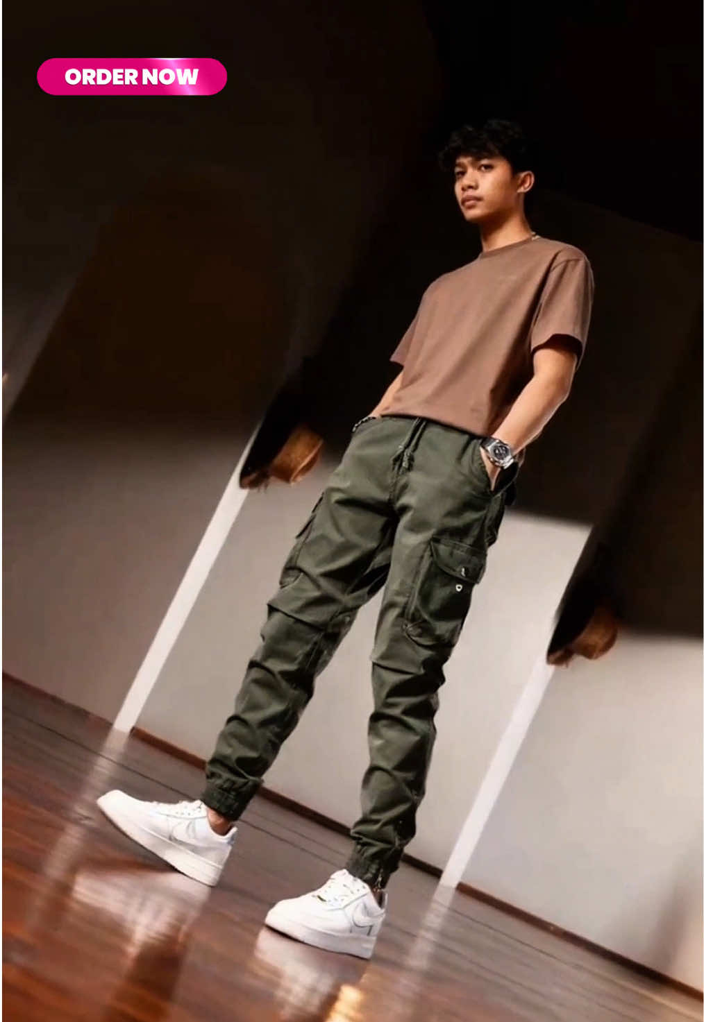 Celana Joger Pria Kargo Panjang Cocok Pria Wanita #OOTD #style #terlaris #mewah #order 