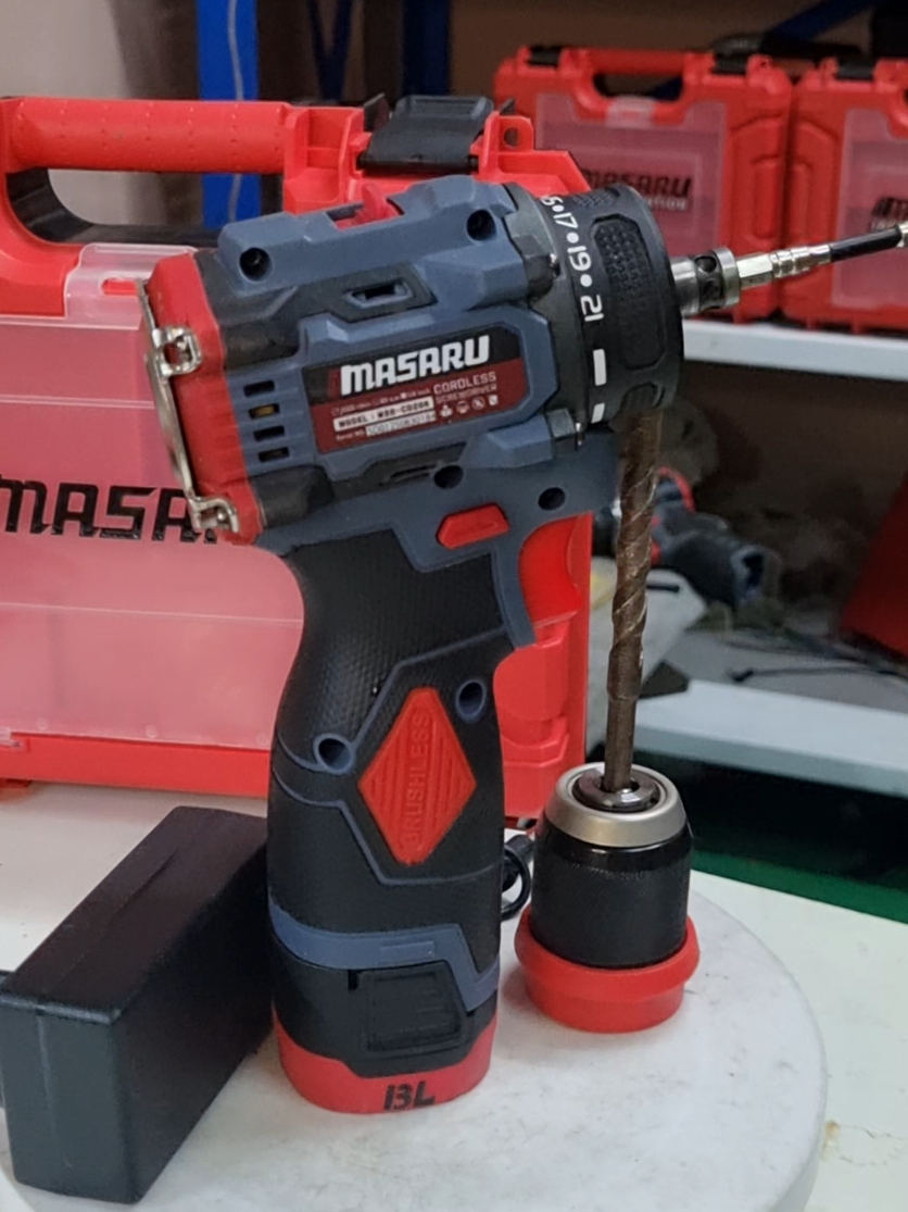 สว่านไขควงไร้สาย2ระบบmasaru msr cd204#สว่านไร้สาย #ไขควงไร้สาย #ใช้ดีบอกต่อ #ขายดี #สายช่าง 