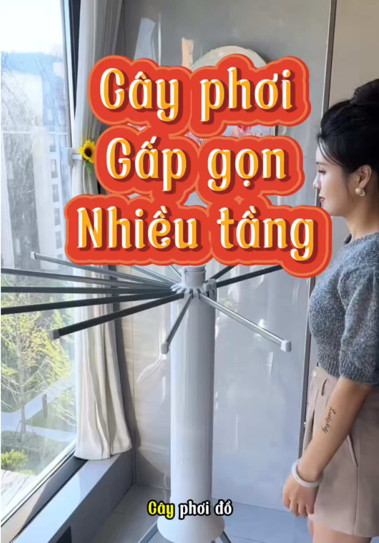 Cây phơi đồ gấp gọn nhiều tầng! #giaiphapphoidothongminh #cayphoinhieutang #cayphoigapgon #cayphoidedangdichuyen  @GIÀN PHƠI RONAVA VIỆT NAM  @GIÀN PHƠI RONAVA VIỆT NAM 