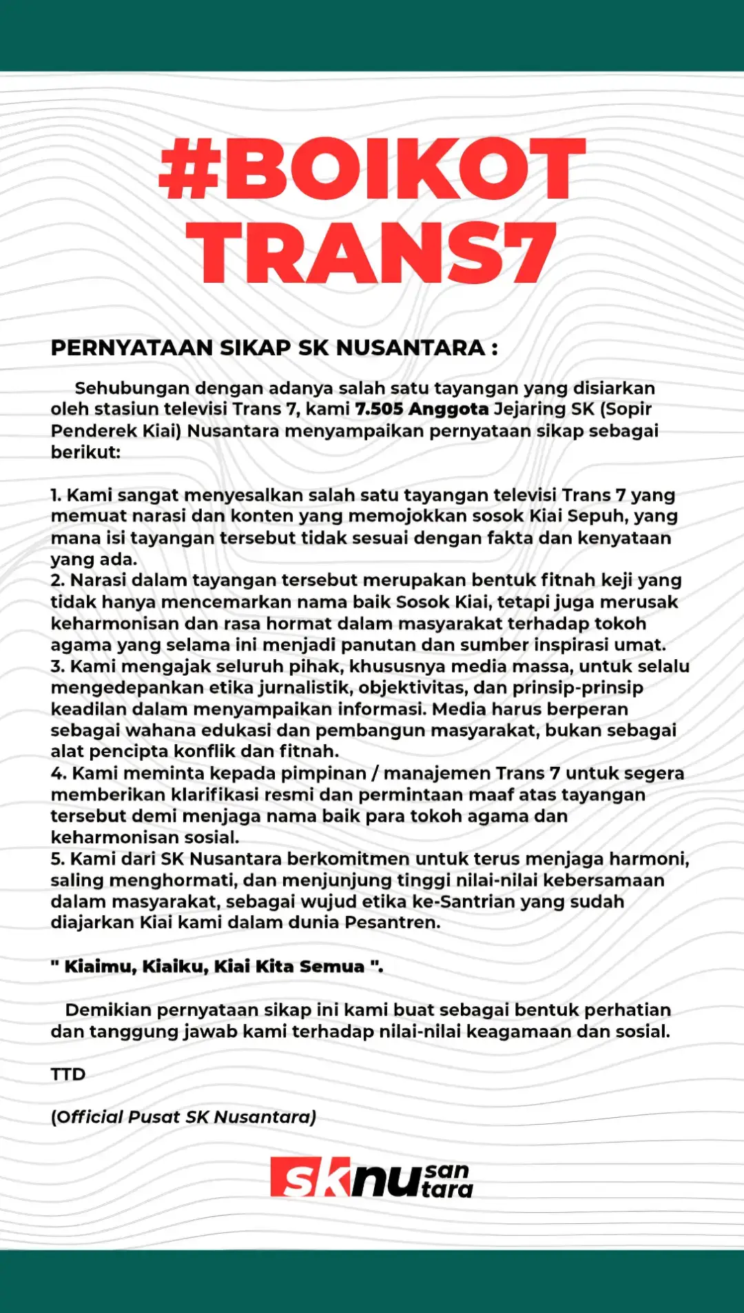 Kiai Ku Kiai Mu Kiai Kita Semua #kiyai #santri #fyppppppppppppppppppppppp #boikottrans7 #xybcafyp 