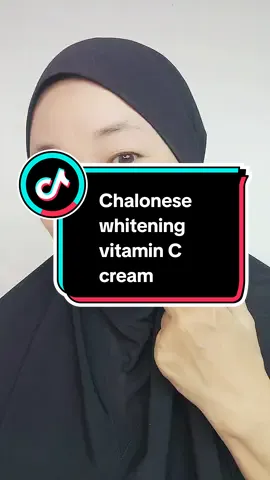 Chalonese whitening Vitamin C Cream, tampil glowing tanpa ribet #chalonese #vitaminccream #creamglowing 