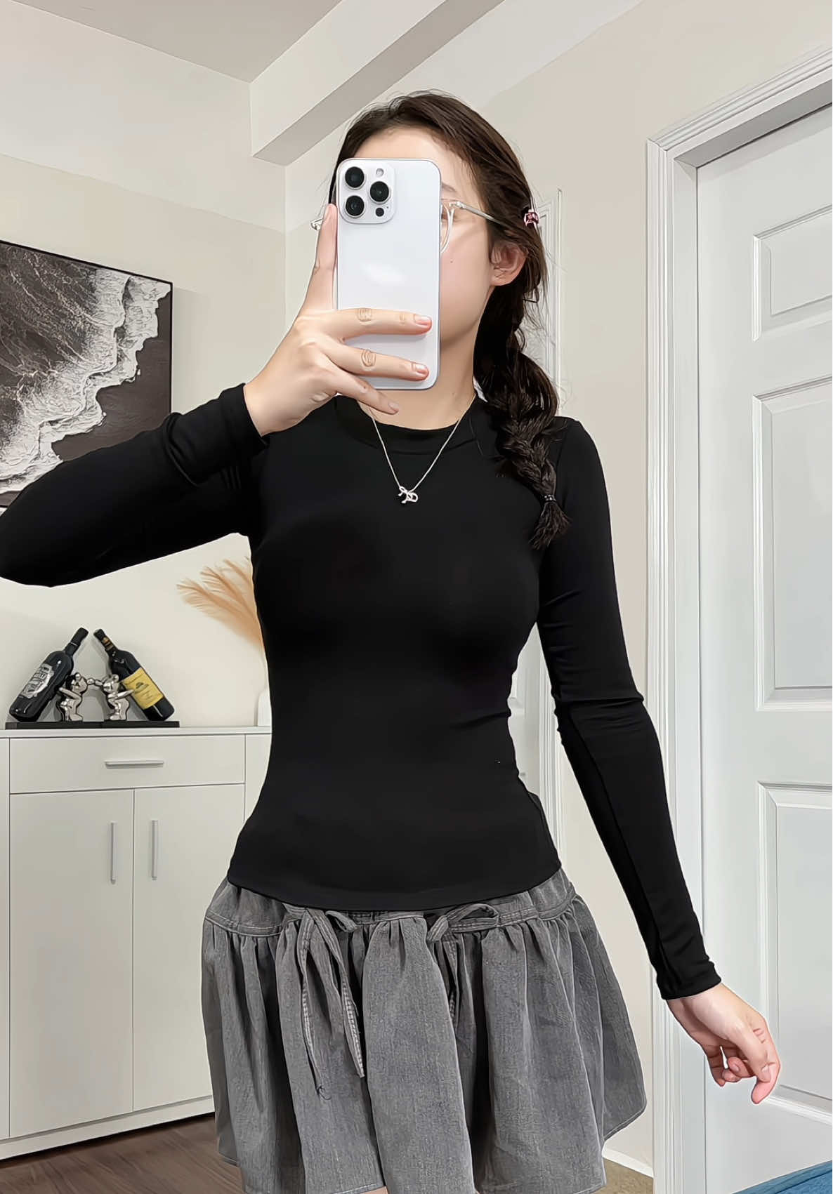 Áo thun tay dài giữ nhiệt #thoitrangnu #aothunnu #aothun #aogiunhiet #halanchii 