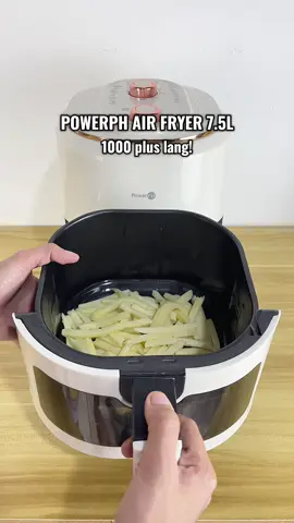 Ang ganda at napaka affordable lang ng AIR FRYER na to ng POWERPH plus andami mo ng pwedeng maluto dito na di na kailangan ng mantika! 😍💯✅ #airfryer #powerphairfryer #nonstickairfryer #powerph #kitchenessentials 