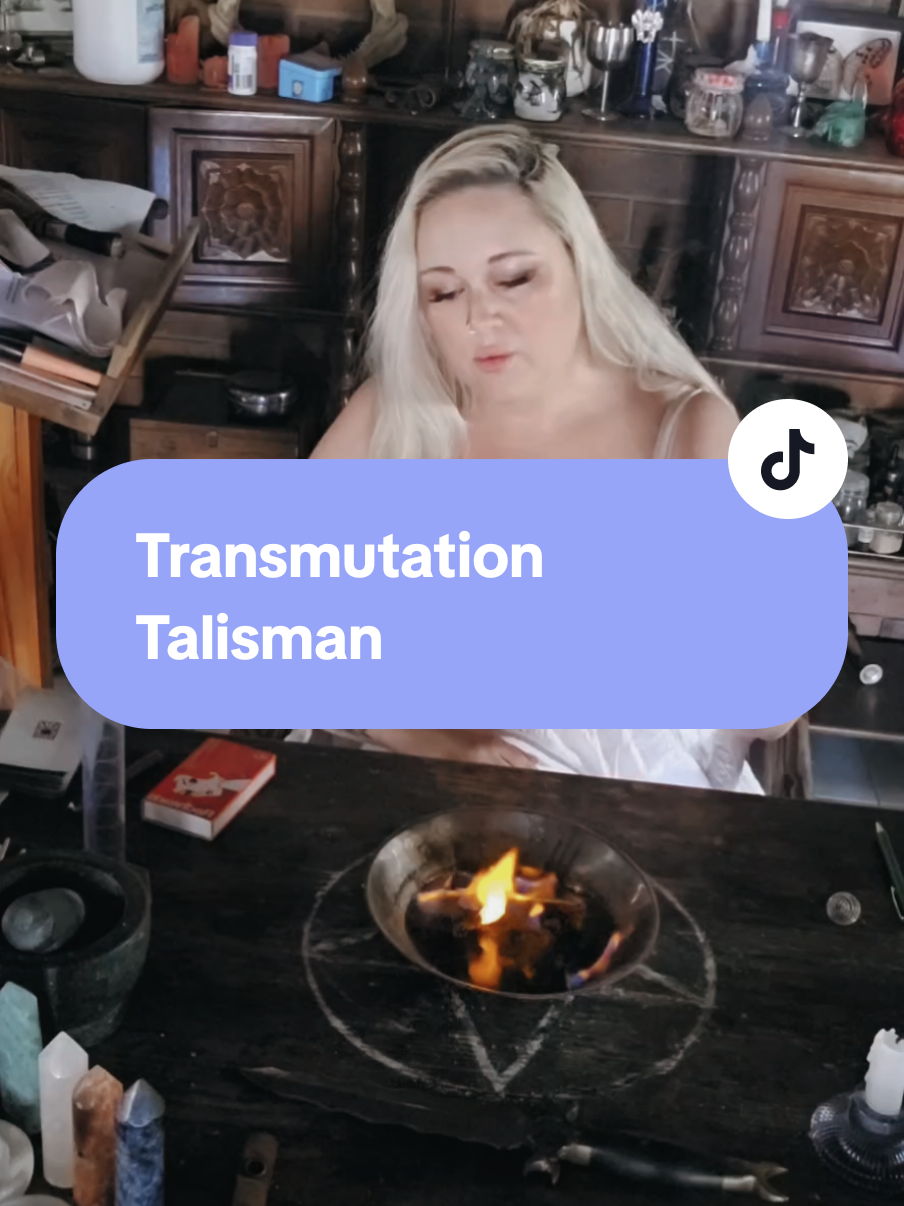 full tutorial in the pt Ron #transmutation #Talisman #witch #witchcraft 