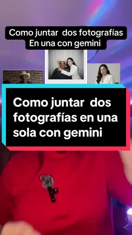 Como juntar dos fotografías en una sola con gemini #gemini #aigemini #fotos #fotografias #lamerrytipsdetiktok descripción :👇🏻              👇🏻👇🏻👇🏻👇🏻👇🏻👇🏻Take a photo taken with a Polaroid camera. The photo should look like an ordinary photograph, without an explicit subject or property. The photo should have a slight blur and a consistent light source, like a flash from a dark room, scattered throughout the photo. Don't change the face. Change the background behind those two people with white curtains. With that boy's hugging me.