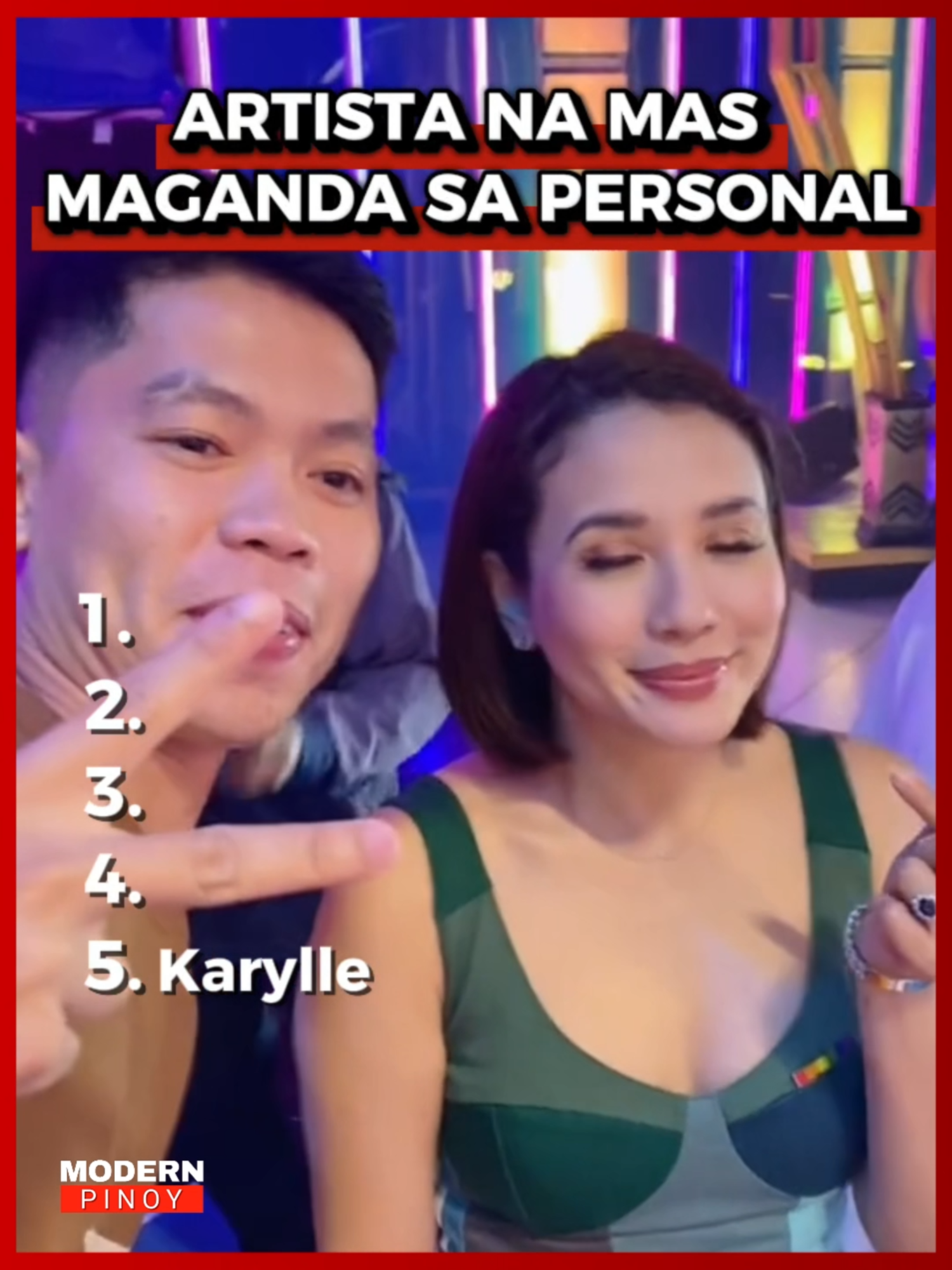 Top 5 Artistang Mas Maganda pa sa Personal! 🎥✨ #ArtistangMaganda #PinayBeauty #CelebFacts #ModernPinoy