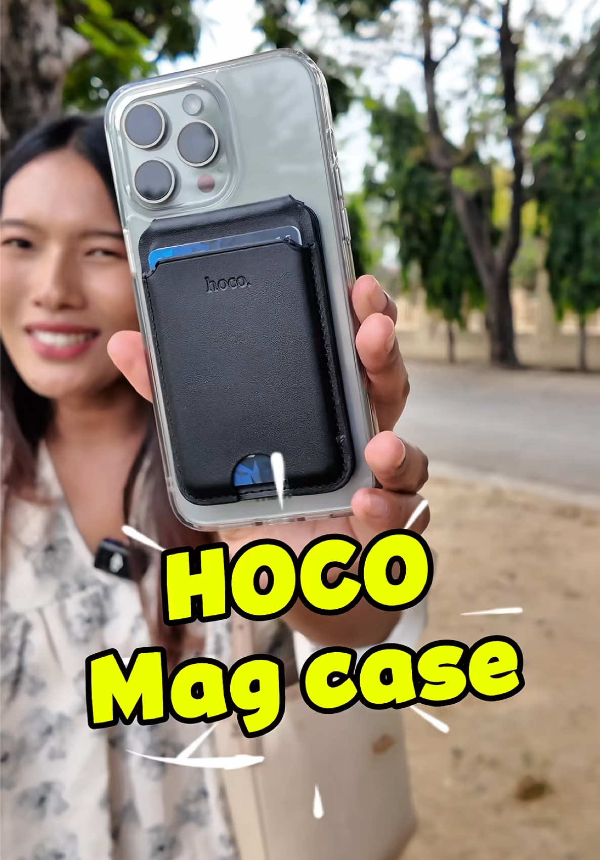 HOCO Magcase พกบัตรได้ถึง 4 ใบ ใช้งานขาตั้งได้สะดวกสบาย #คลิปนี้ต้องฟีด #สินค้าปังดันยอดขาย #wallet #hoco #magnetic 