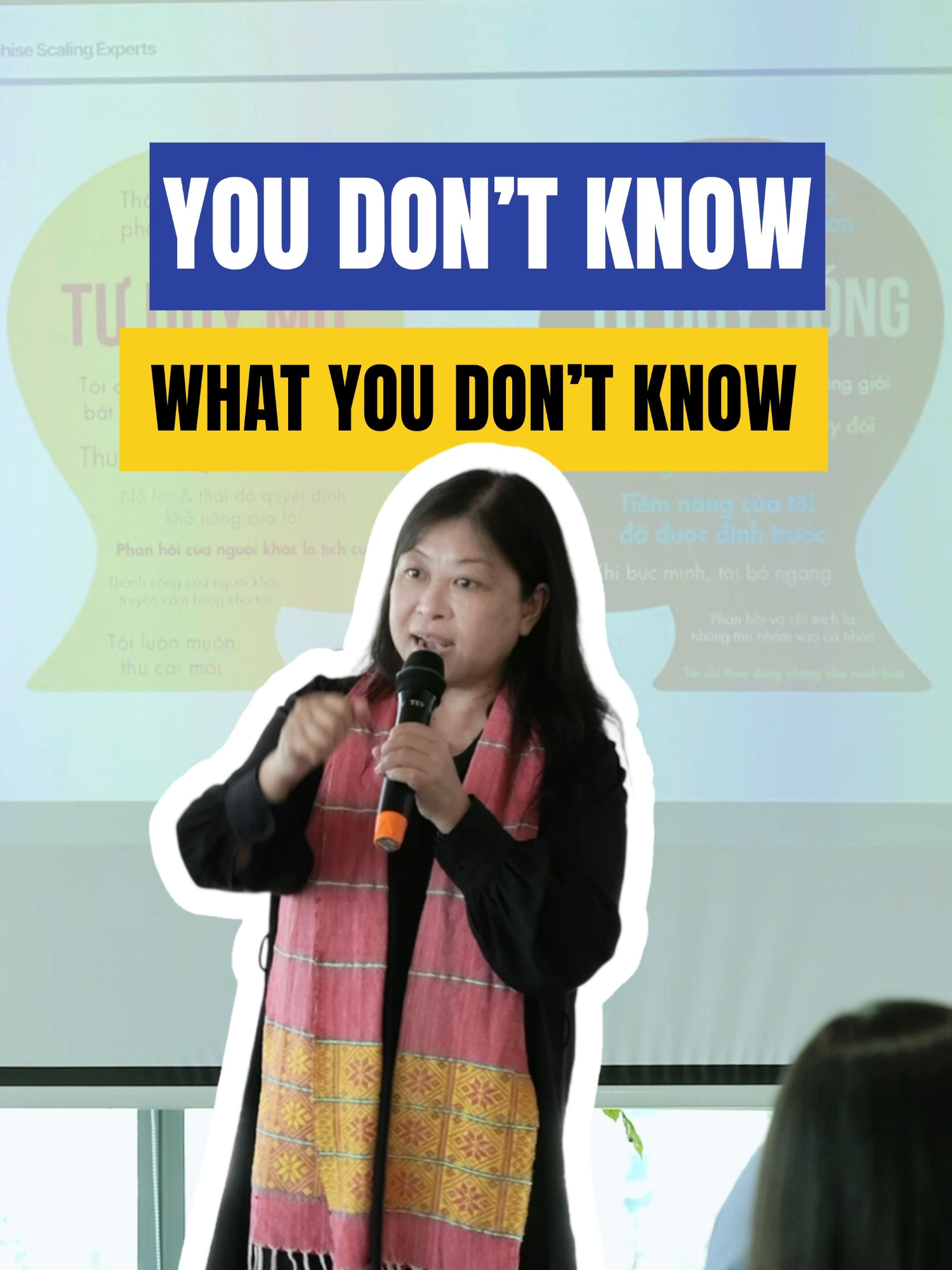 You don't k now what you don't know @goglobalbynguyenphivan #nguyenphivan #kinhdoanh #nhuongquyen #HoiChuQuan #FranA #workshop