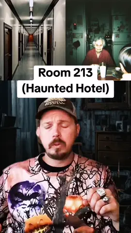 Room 213 in a haunted hotel 😬 #hauntedhotel #hauntedplaces #hotelroom #haunted #ghoststory 