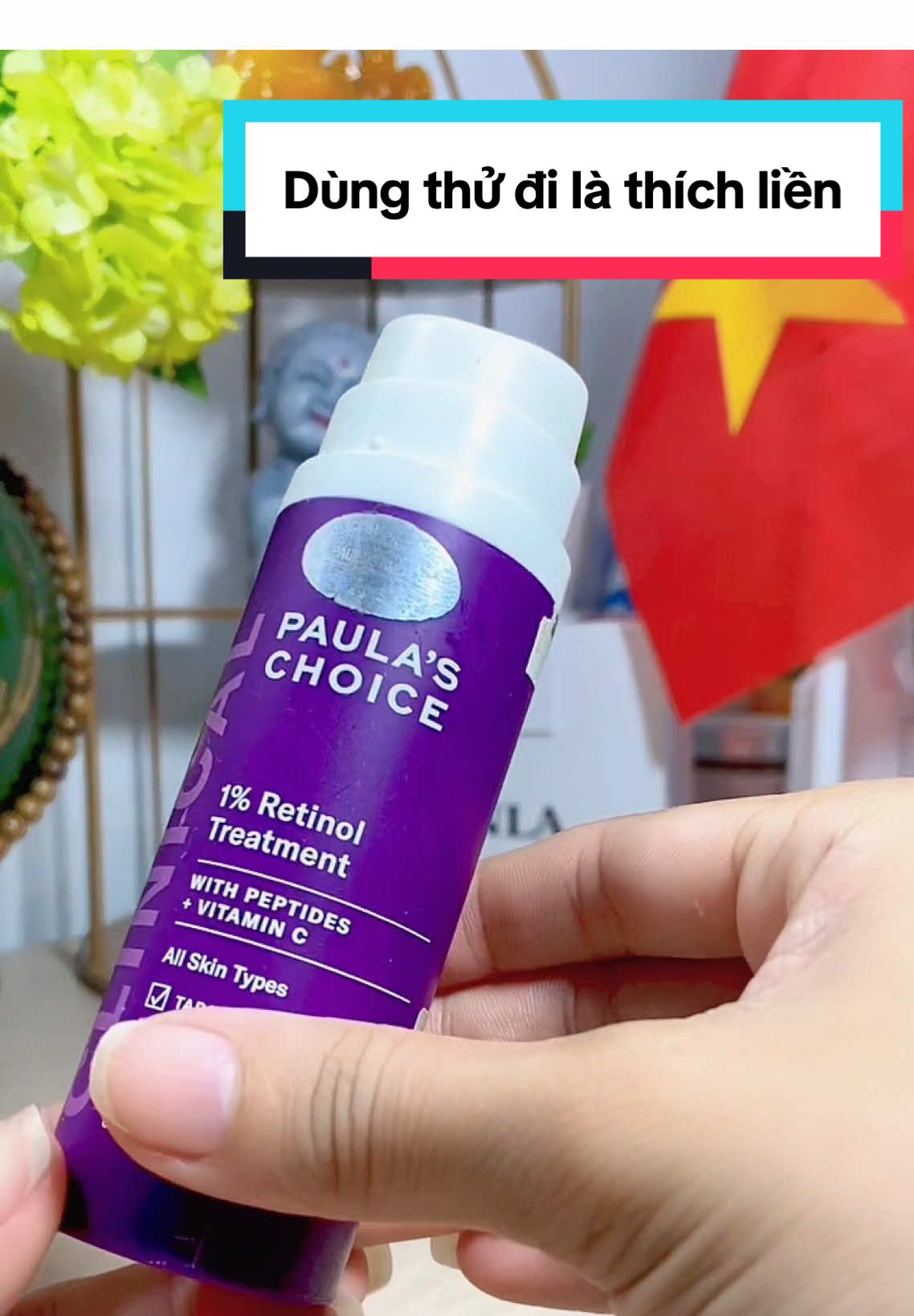 Retinol 1% nhà paula’s Choice chân ái cho mấy bà có làn da nám, da nhăn nheo, da không đều màu luôn đó…#retinol #paulaschoice #chamsocda #skincare #monam 