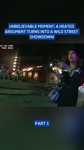 Unbelievable Moment/ A Heated Argument Turns Into a Wild Street Showdown! #fyp #viral #bodycam #police #policeoffice 