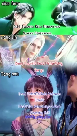 Maka DemiMu aku ReLa Menantang KeHendak Langit Dan Bumi meskipun Aku Tak punya Kemampuan itu,Tp Setidak Aku Akan MematiKan Hatiku Dan Membiarkan ttap Tinggal diDalam jazad yang hidup,,terserah kau anggap Apa.?suatu keGilaan atw Suatu Kebodohanku Dalam MencintaiMu,tapi ituLah diri ku yang akan SeLalu MencitaiMu walau Hanya dalam Kenangan diSepang UmUrku,,☺️😊#donghua #donghua_anime #kultivator #Melawan_kehendak_LangitdanBumi #SaNg_pEnj4Hat 