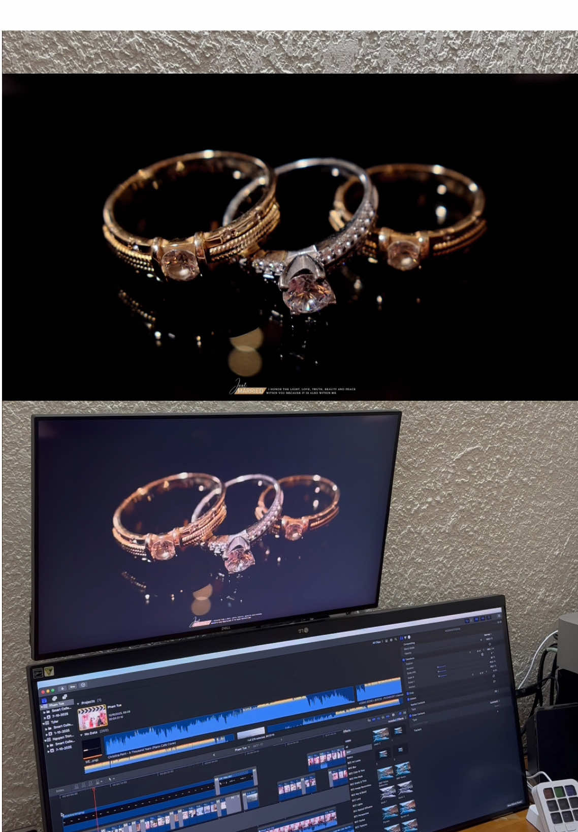 Edit video đám cưới cho quý anh chị em mọi miền luôn nha 🥰🥰🥰 #editor #videographer #cameraman #finalcutpro #damcuoi 