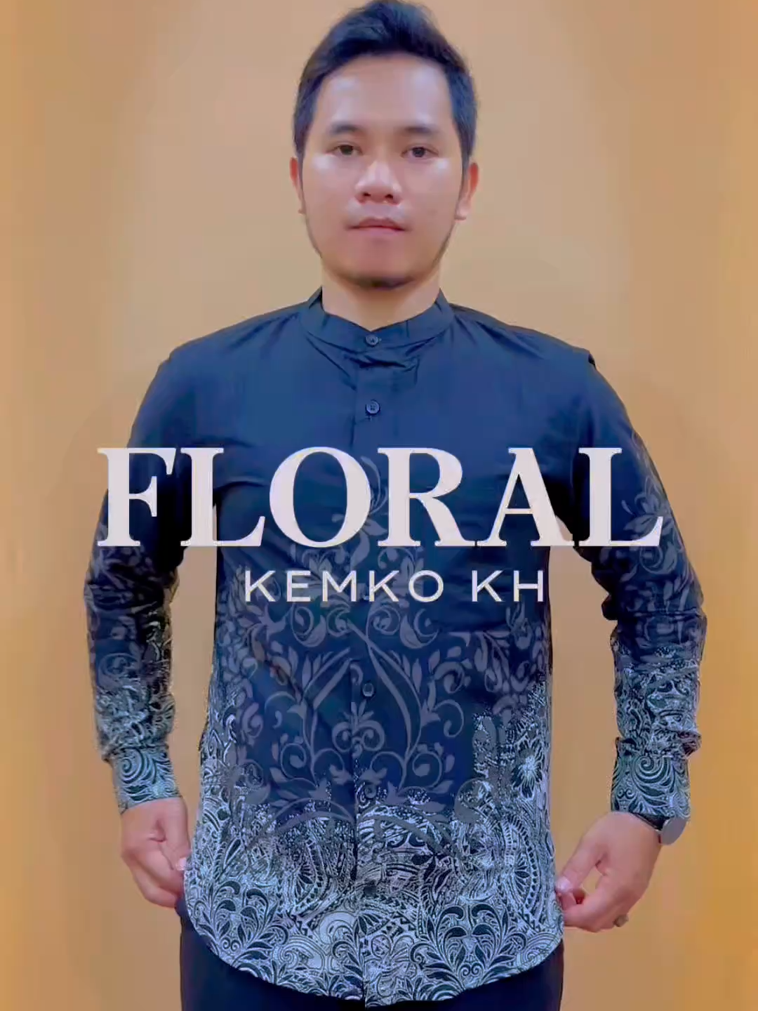 kemeja batik pria slimfit lengan panjang motif floral KH kerah sanghai . jumbo juga ada . #fashiontiktok #racuntiktok #ootdpria #fashionpria #fyp