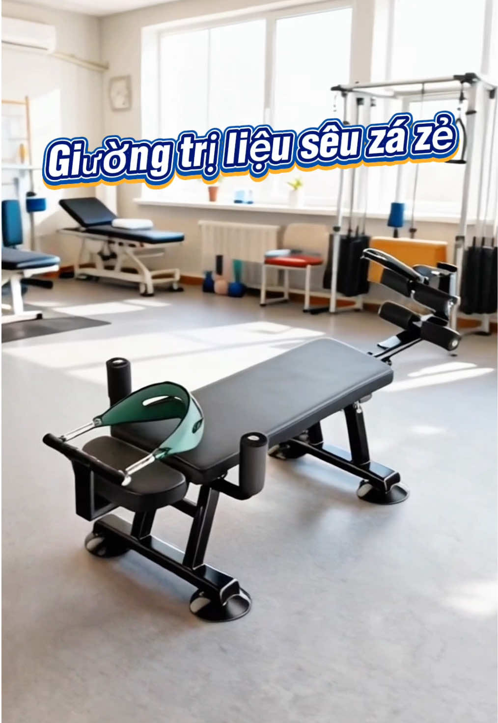 Giường trị liệu kèm đai #giuongtrilieudanang #giuongtrilieu #xuhuong #viral #thinhhanh 