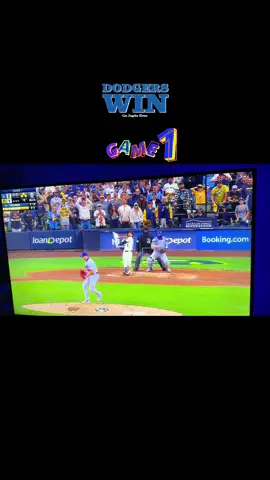 Just when you think the bullpen was going to let us down again. #ladodgers #winner #MLB #playoffs 