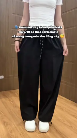Đây là em quần kaki mà 9/10 mấy bà basic sẽ mang trong mùa thu đông này #quankaki #quankakinu #quannuxinh #quannu 