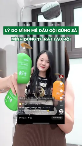 Dùng mê quá không muốn đổi qua dầu gội khác luôn ạ #cocayhoala #daugoigungsa #tocdep #mebauthongthai #daugoigung 