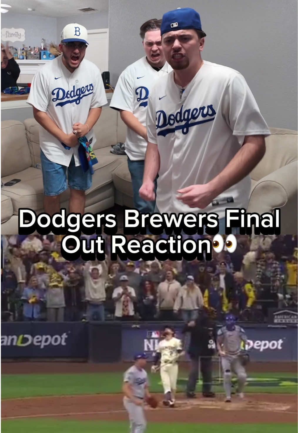 DODGERS TAKE GAME 1 IN MILWAUKEE ✅how we feeling LA?!?!?!? #dodgers #brewers #october #playoffs #nlcs