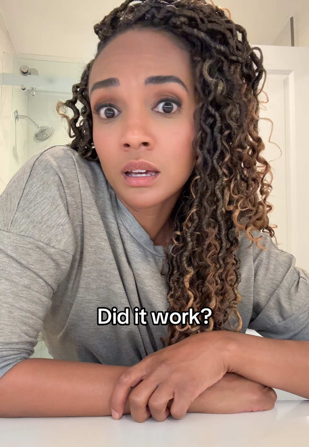 I dunno guys you gotta tell me if it worked or not? 🤷🏾‍♀️ #modelface