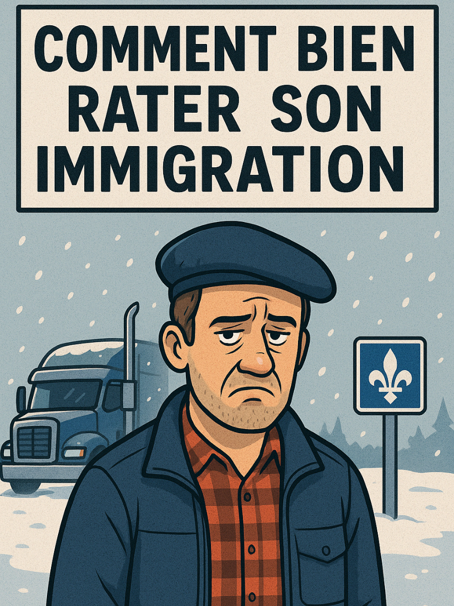 Tu veux rater ton immigration au Québec ? Facile. Arrive avec ton ego, ton pick-up flambant neuf pis ton accent supérieur. Compare tout avec la France, parle à personne, pis chiale que “c’est pas comme chez nous”. Félicitations, t’es officiellement devenu le touriste permanent. 🇫🇷❄️  #quebec #LokiQc #immigration #francevsquebec #looser 