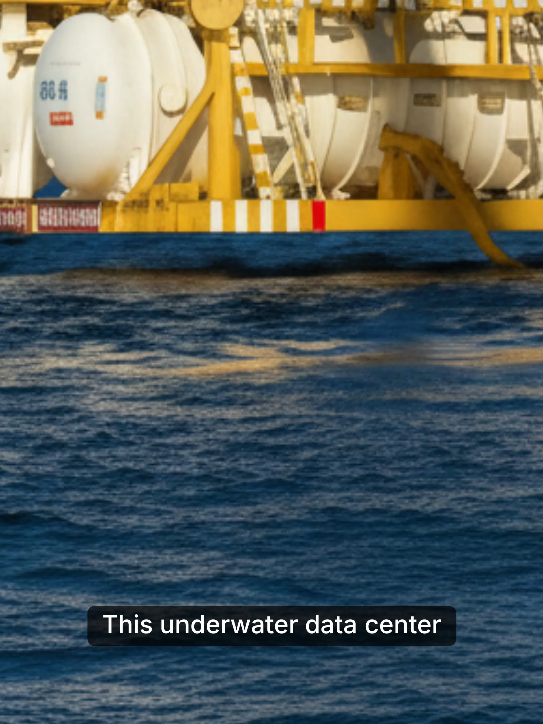 This underwater data center in China saves 122 million kilowatt-hours annually simply by being located under the ocean Located off the coast of Hainan, this place uses the ocean’s natural cooling to keep its systems running efficiently. But how does it actually work? Unlike traditional data centers that generate immense heat, requiring costly air conditioning and refrigeration systems, this innovative center uses liquid cooling technology. By leveraging the cold depths of the ocean, it reduces the need for expensive cooling solutions, offering a more energy-efficient and cost-effective approach to data storage and processing. The center received a major upgrade, boosting its computing power to match 30,000 high-end gaming computers. This enables it to process 7,000 AI conversations every second. Once all 100 modules are finished, it’s expected to save 122 million kilowatt-hours annually, compared to traditional data centers. This shows China's huge investments into the AI scene, positioning themselves as one of the biggest players in the technology race Follow @asiatechlens to not miss out on Asian Business and Technology Stories