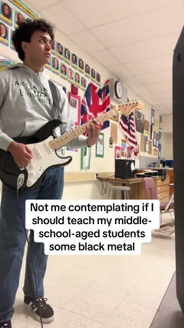 To be clear, I’m an after school music teacher lol #blackmetal #dsbm #blackgaze #burzum #varg 