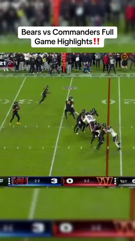 Bears vs Commanders Full Game Highlights #bears #commanders #football #sports #fyp 