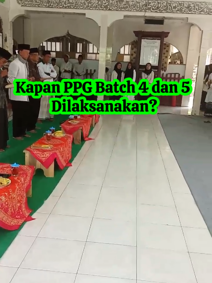 Wamenag menargetkan seluruh guru binaan Kemenag tersertifikasi pada tahun 2027. Namun untuk tahun 2025, belum ada kabar resmi terkait pelaksanaan PPG Batch 4 dan 5. Kemungkinan besar PPG akan dilanjutkan pada tahun 2026, menyesuaikan ketersediaan anggaran yang terbatas. 💼 #PPG2025 #GuruMadrasah #Kemenag #PPGDalamJabatan #InfoMadrasah 