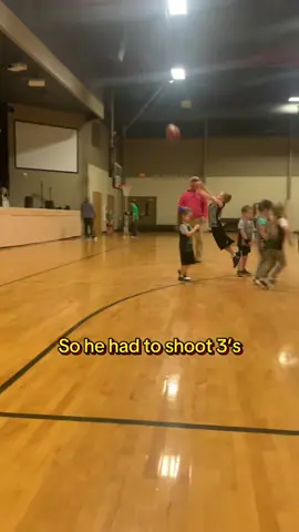 My 6 year old can hoop! #basketball #hoops #buckets #3pointer #tiktoksportsskillscontest 
