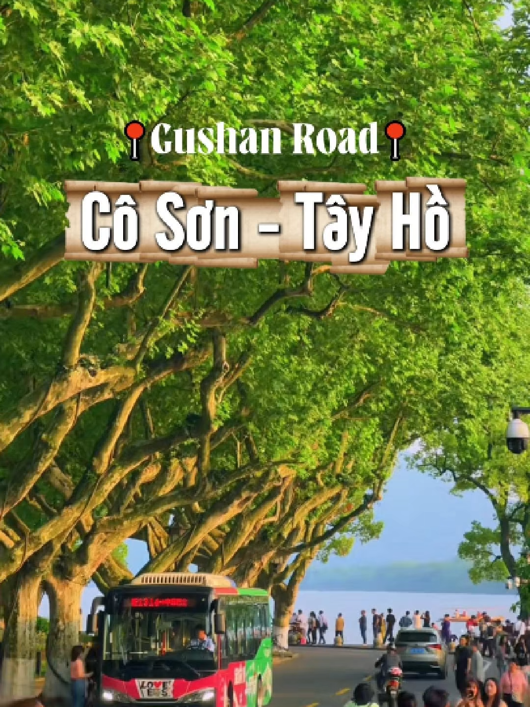 Khi đến Hàng Châu, nhất định bạn phải đưa người thương lên chuyến xe bus tình yêu WE1314 mang tính biểu tượng này trên đường Cô Sơn #checkin #gushan #hangchau #tourdulich #etrip4u