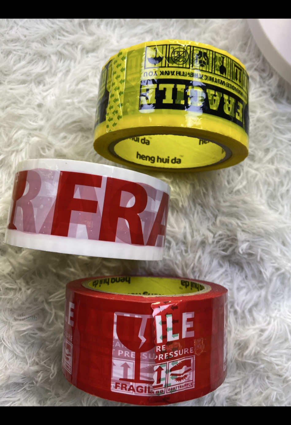 Fragile packaging tape #fragile #fragiletape #tape #henghuidatapes #fragiletape 