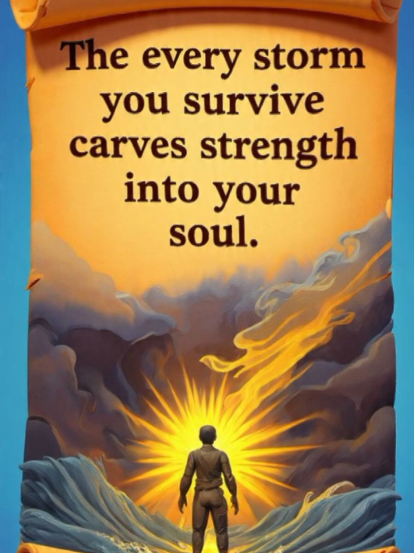 The every storm you survive carves strength in your soul #quotes #motivation 